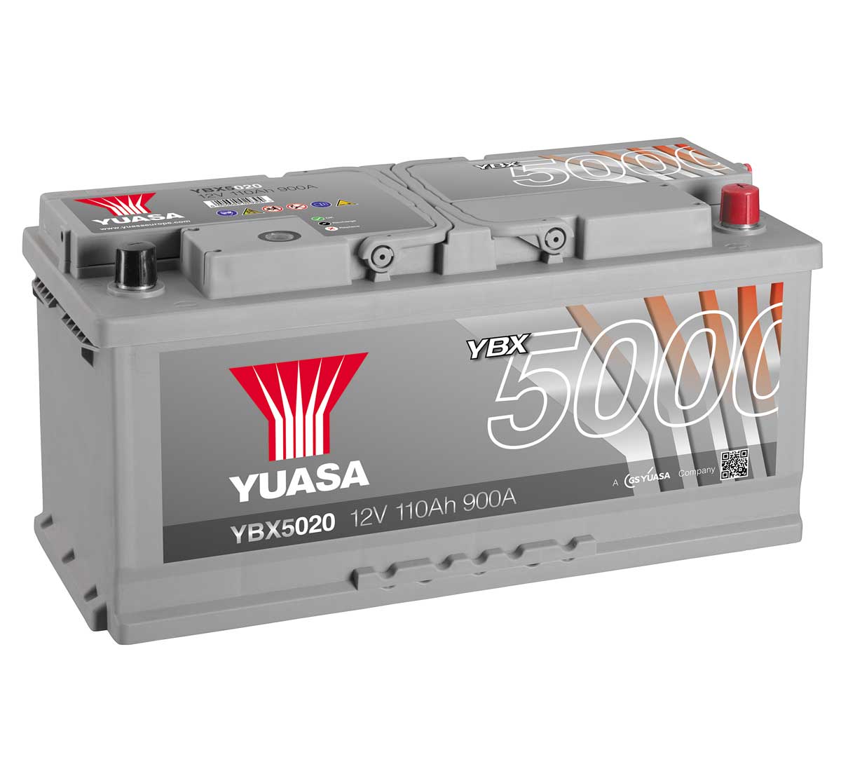 Yuasa YBX5020 12V Sealed Maintenance Free Car Battery MDS Battery